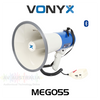 Vonyx MEG055 55W Megaphone with Siren, Microphone & Bluetooth