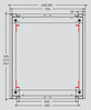 MFB Type A 545, 675, 855mm Depth 19" Floorstanding Rack (12, 18, 24, 27, 33, 39, 45RU)