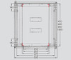 MFB S280 450-1000mm Depth IP66 Industrial Floorstanding Rack (6, 12, 18, 27, 39, 42, 45 RU)