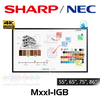 NEC Mxx1-IGB 4K 500 Nits 24/7 20-Point In-Glass Touch Interactive Displays (55", 65", 75", 86")