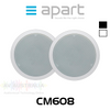 APart CM608 6.5" In-Ceiling Speakers (Pair)