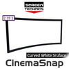 ST CinemaSnap Curved Fixed Frame Projection Screens with Flocked Finish