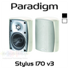 Paradigm Stylus 170 V3 4.5" All Weather UV-resistant PolyGlass Sealed Outdoor Speakers (Pair)