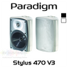 Paradigm Stylus 470 7.5" All Weather UV-resistant PolyGlass Sealed Outdoor Speakers (Pair)