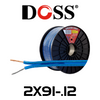 Doss 17 AWG 2 Core Medium Duty Speaker Cable - 100m Roll