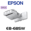 Epson EB-685W 3500 Lumen WXGA Ultra Short Throw Projector