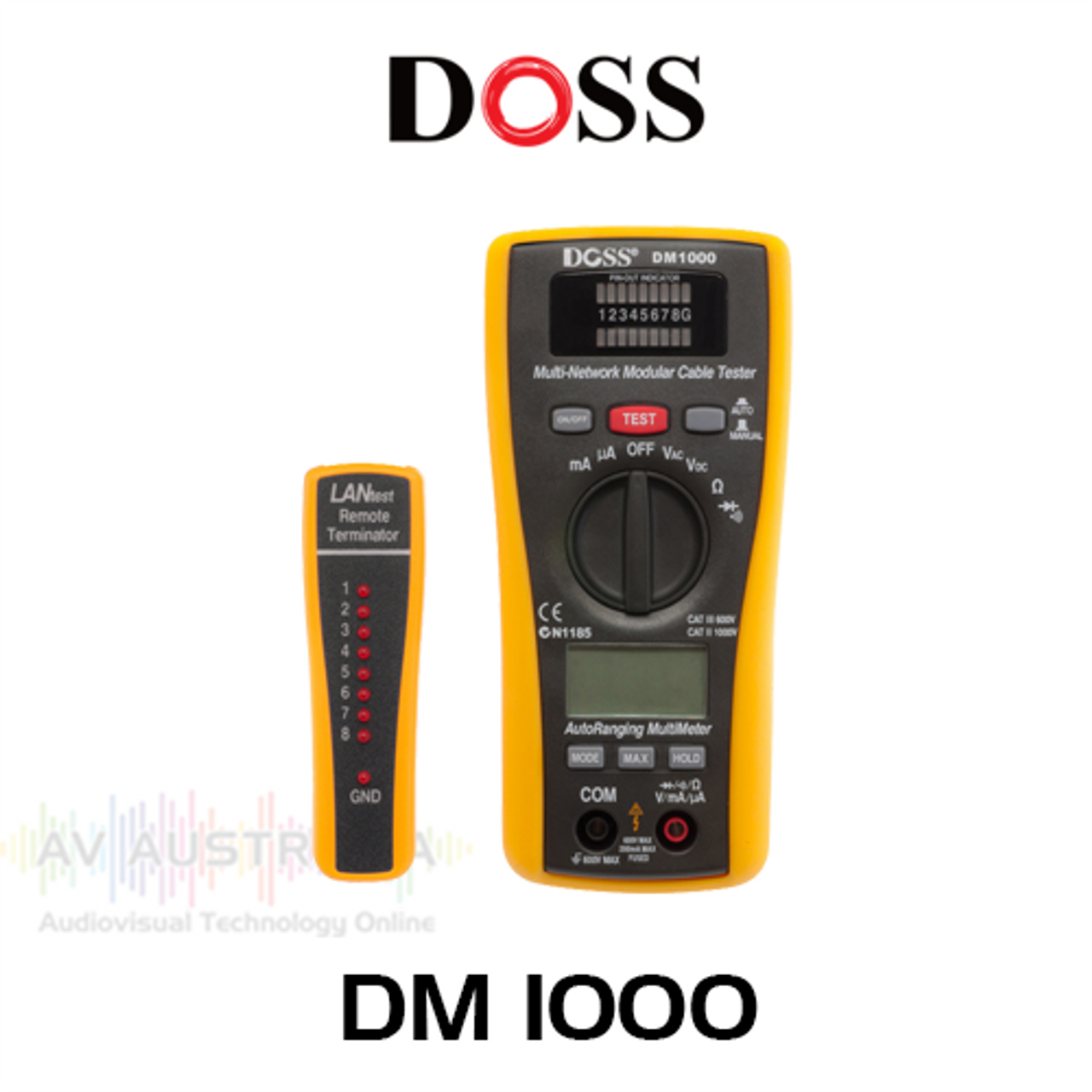 Doss DM1000 LAN Tester & Multimeter Combo