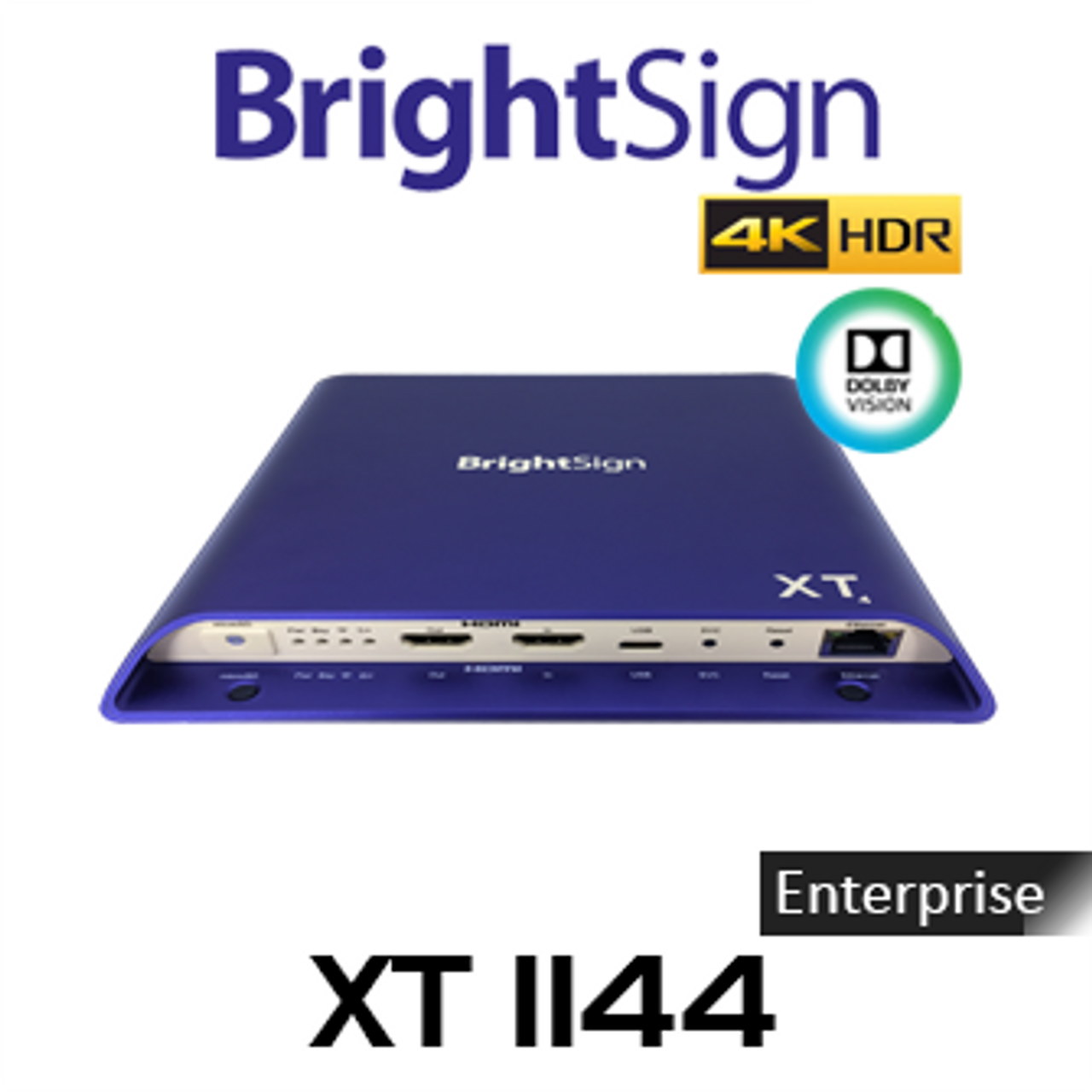 BrightSign XT1144 Expanded I/O 4K Dolby Vision Interactive Digital