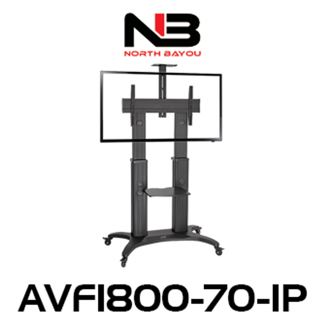 NB AVF1800-70-1P 55"-80" Flat Display Mobile TV Trolley