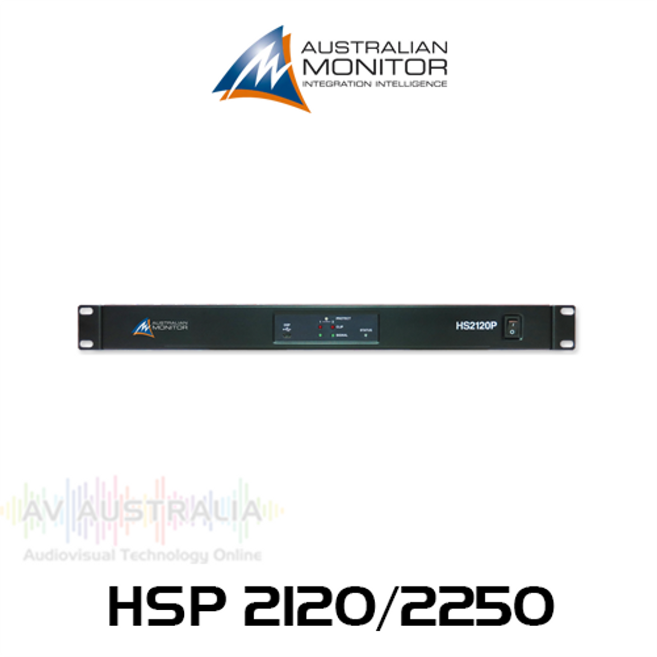 Australian Monitor HSP 2120/2250 Dual-Channel 1RU Class D Power Amplifier