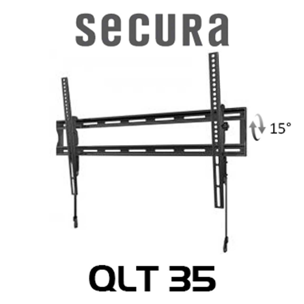 Secura QLT35 Tilt TV Wall Mount - Suits 40"-70"