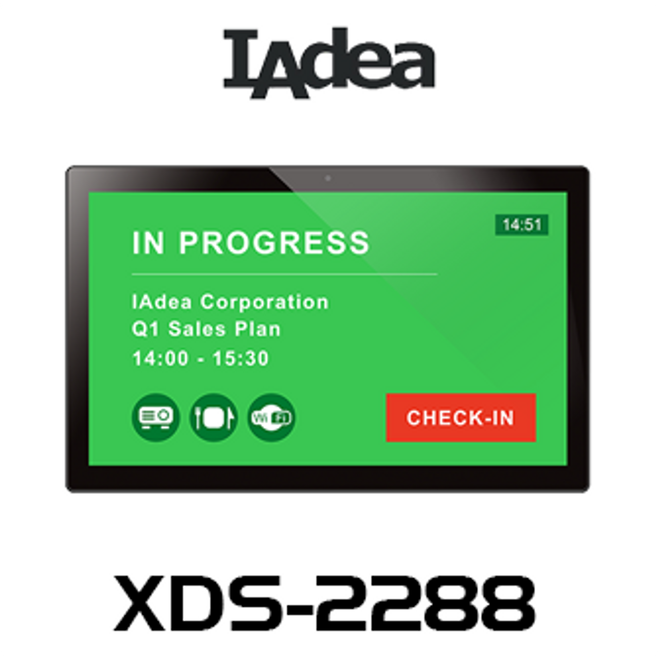 IAdea XDS-2288 21.5" WiFi Capacitive / None Touch Meeting Room Signboard