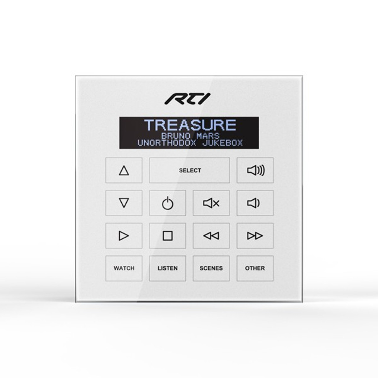 RTI WK2 Weather Resistant In-Wall PoE Keypad with OLED Display