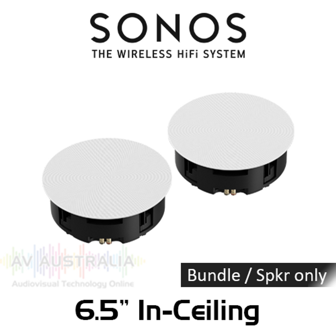 Sonos 6.5" In-Ceiling Speaker by Sonance (Pair)