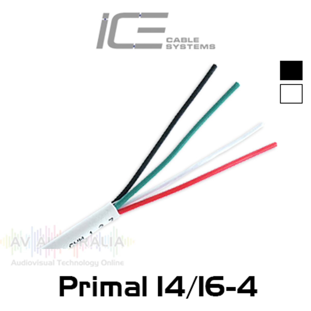 ICE 14/16AWG Primal 4 Core Entry Level Speaker Cable (152m)