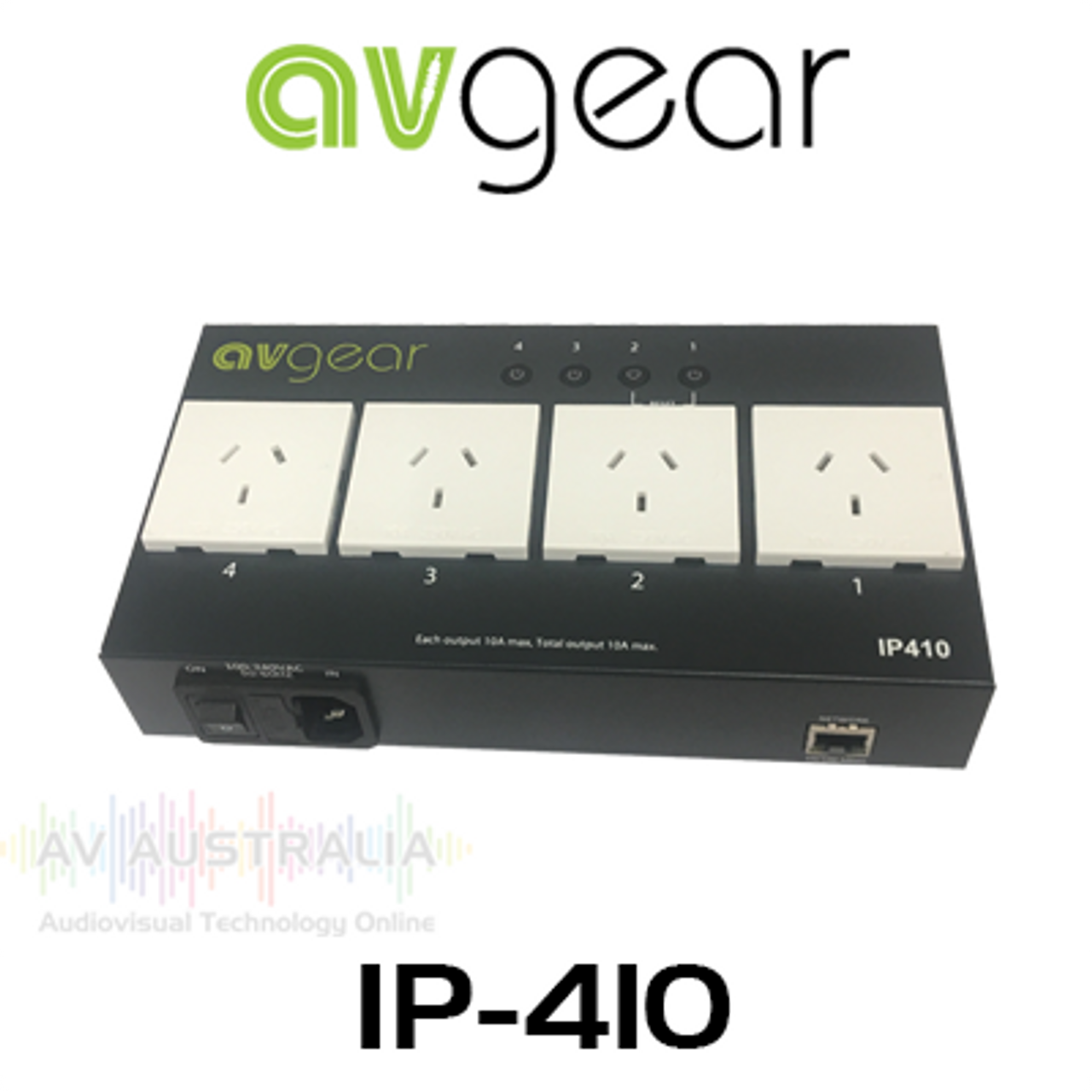 AVGear IP410 Power Distribution Unit