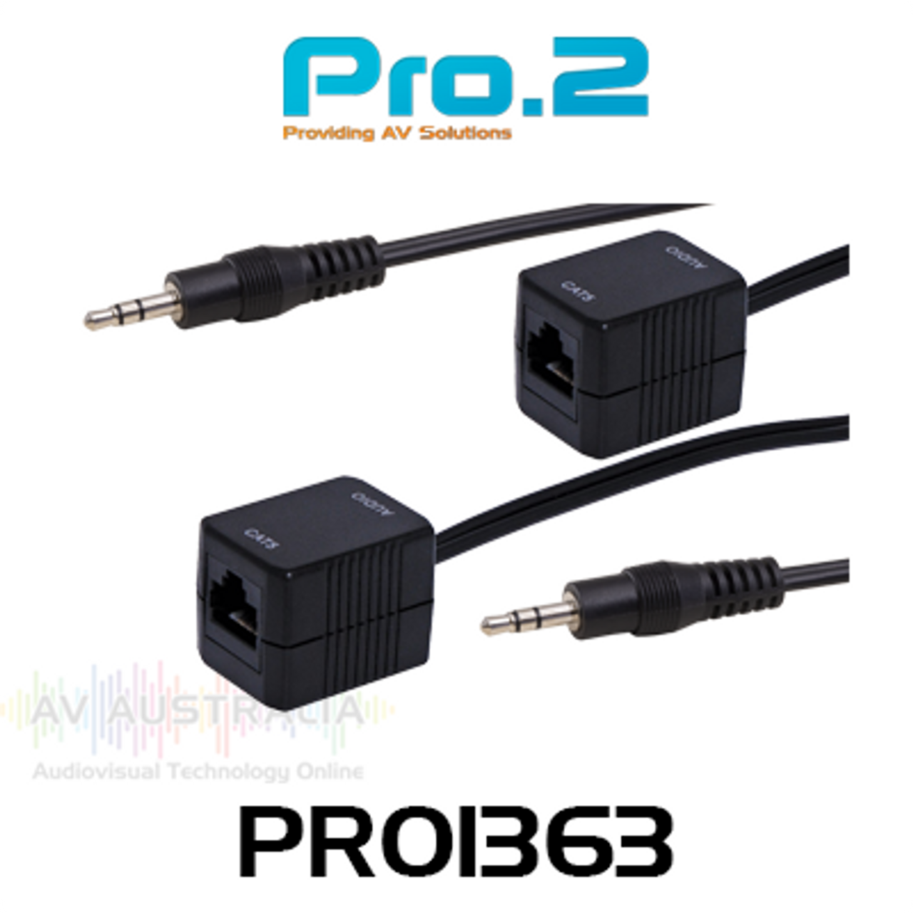 Pro.2 3.5mm Stereo Audio Cat5 Extender (75m)