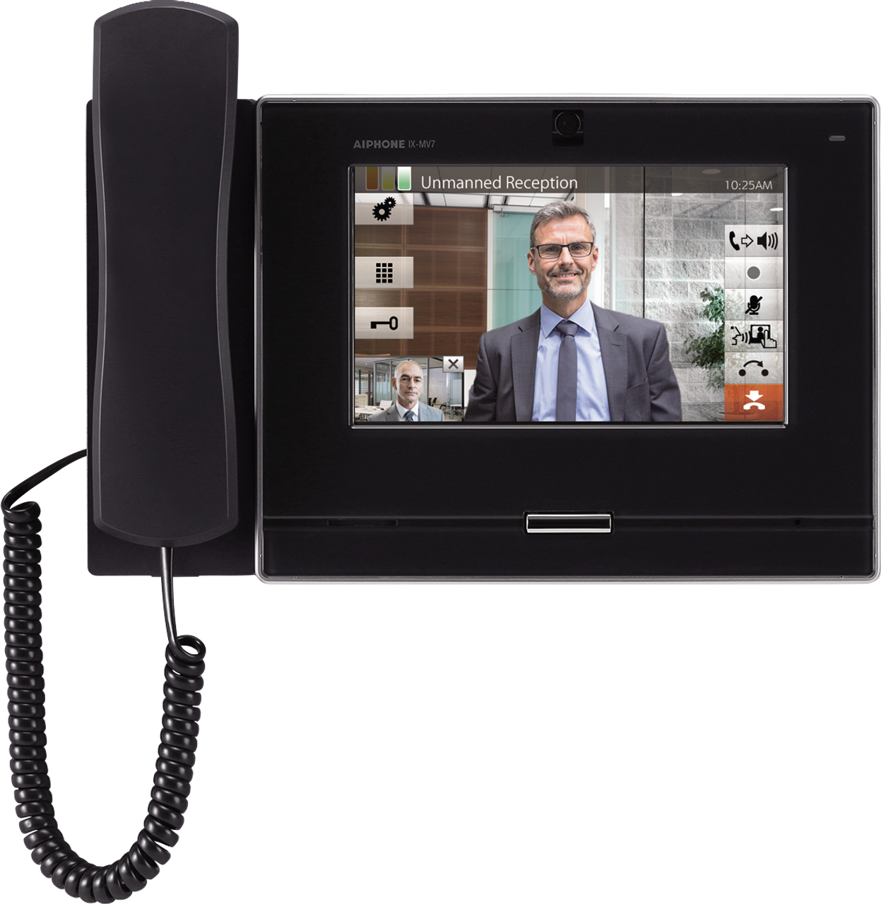 Aiphone IX-MV7H 7" IP/SIP Video Intercom Master Station with Handset