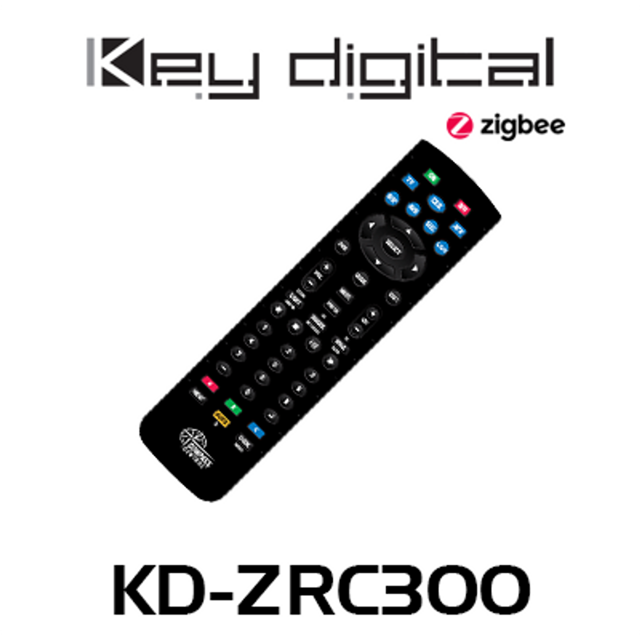 Key Digital KD-ZRC300 ZigBee Wireless 2.4GHz & IR Universal Handheld Remote Control