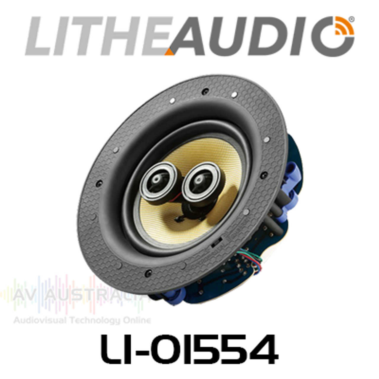 Lithe Audio LI-01554 6.5" Stereo Passive In-Ceiling Speaker (Each)