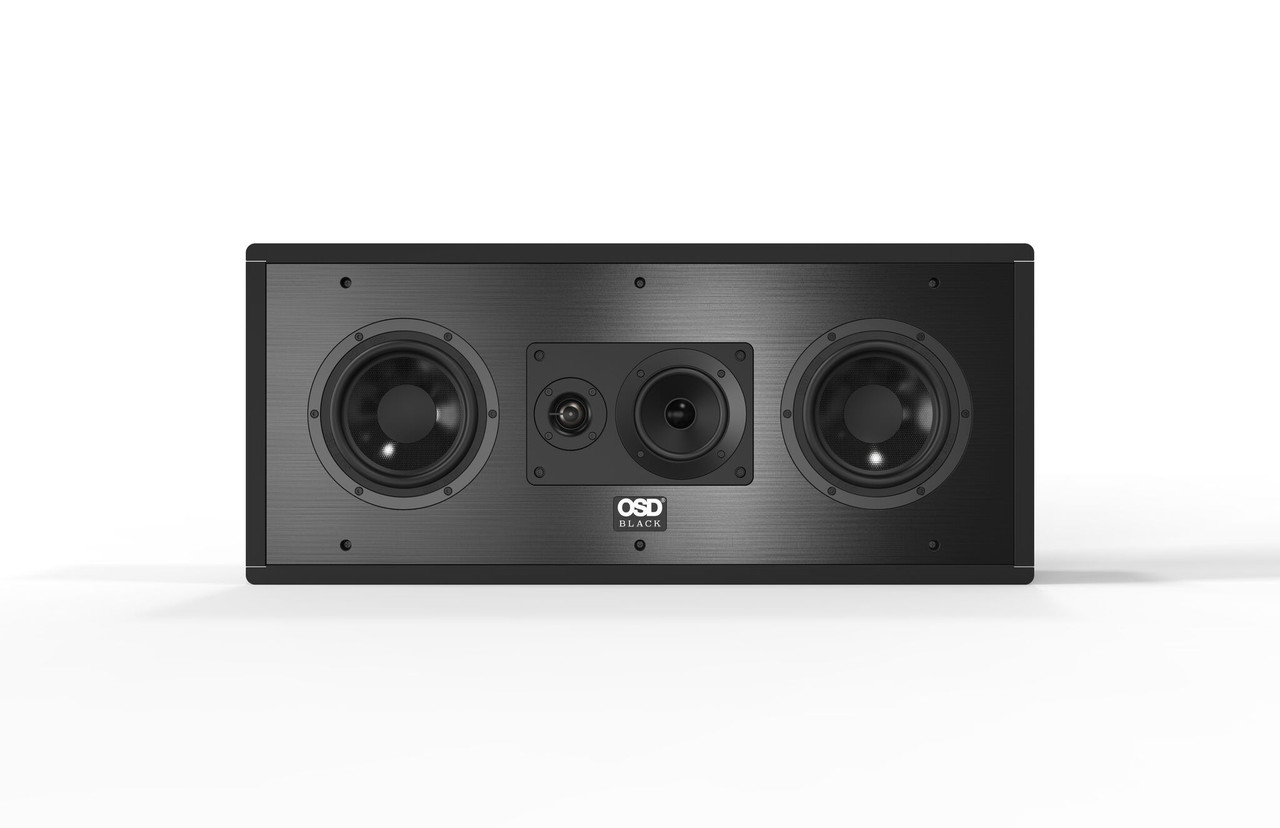 OSD Black T65 Dual 6.25" Carbon 3-Way In-Wall LCR Speaker (Each)