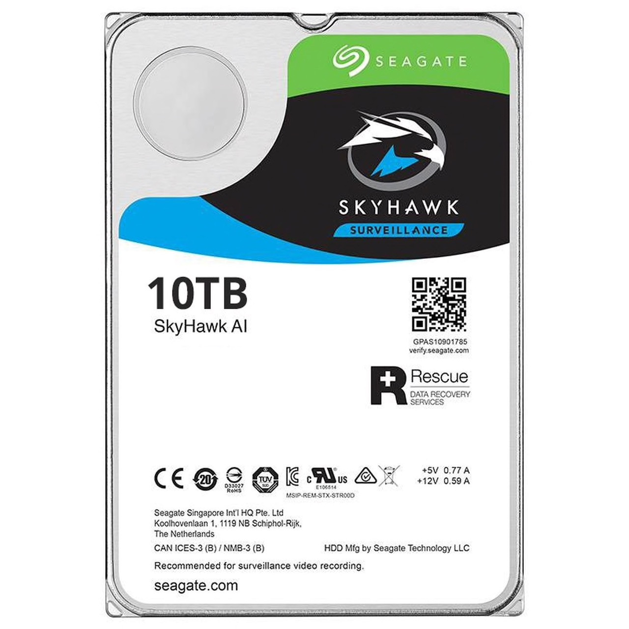 Seagate SkyHawk AI Surveillance NVR Hard Drive (10, 12, 14TB)