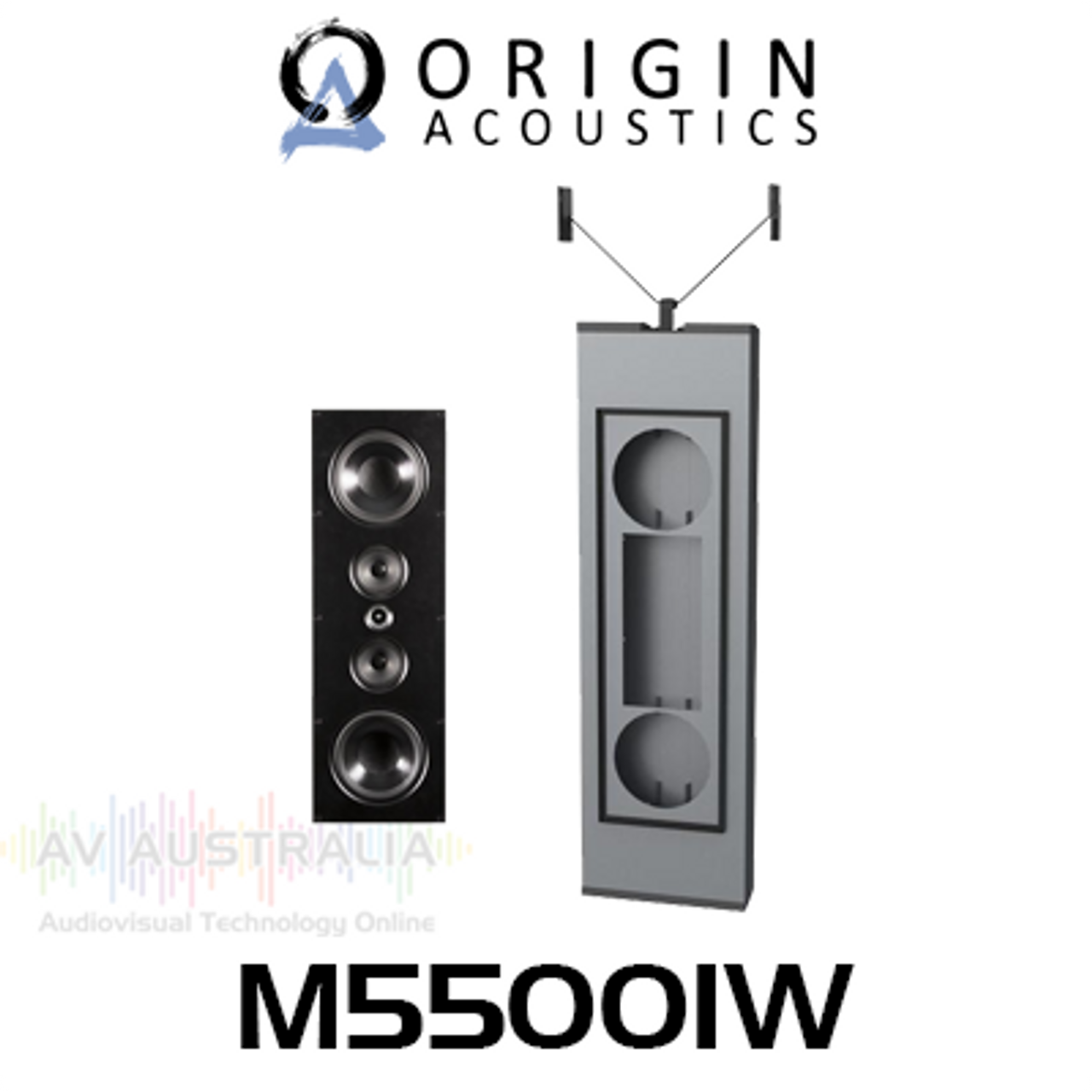 Origin Acoustics Marquee M5500IW Dual 8" 3-Way In-Wall LCR Speaker (Each)
