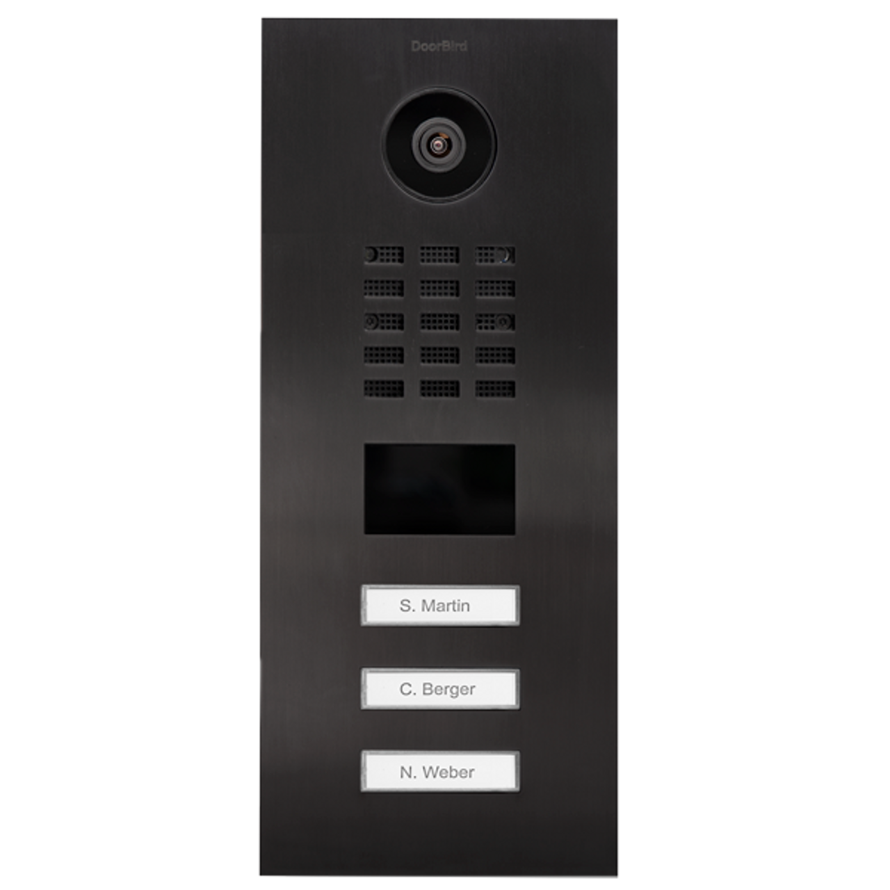 DoorBird D210xV 1-3 Buttons IP Intercom HD Video Flush Mount Door Station (Metal Finish)
