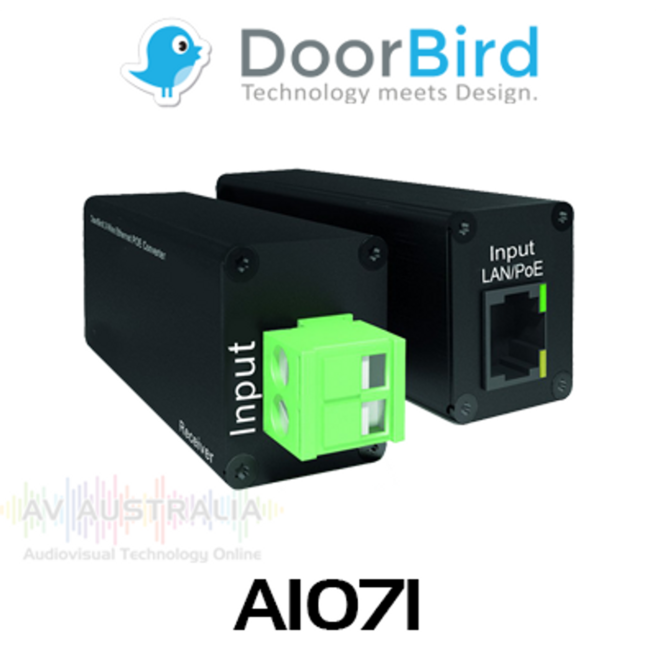 DoorBird A1071 2-Wire Ethernet PoE Converter