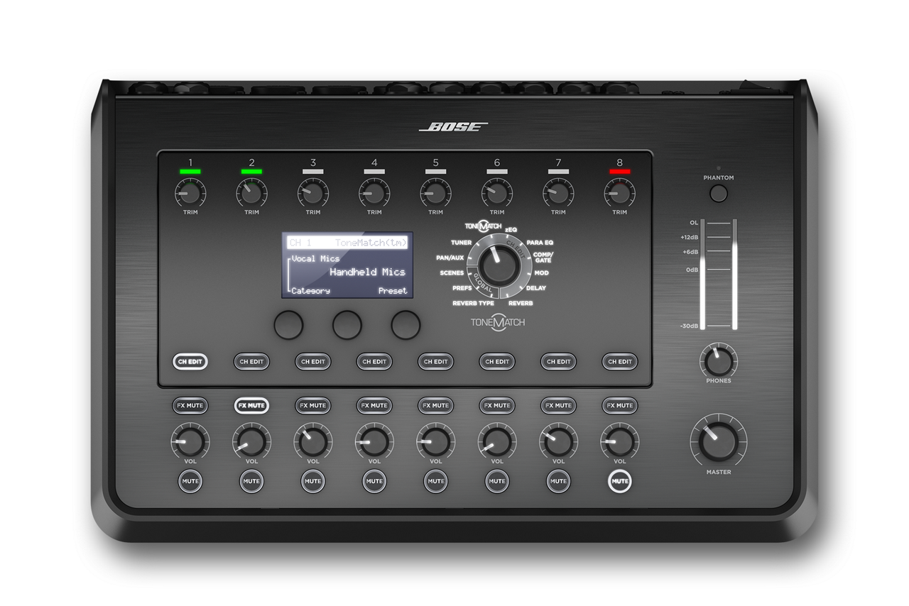 Bose Pro T8S 8-Channel ToneMatch Mixer