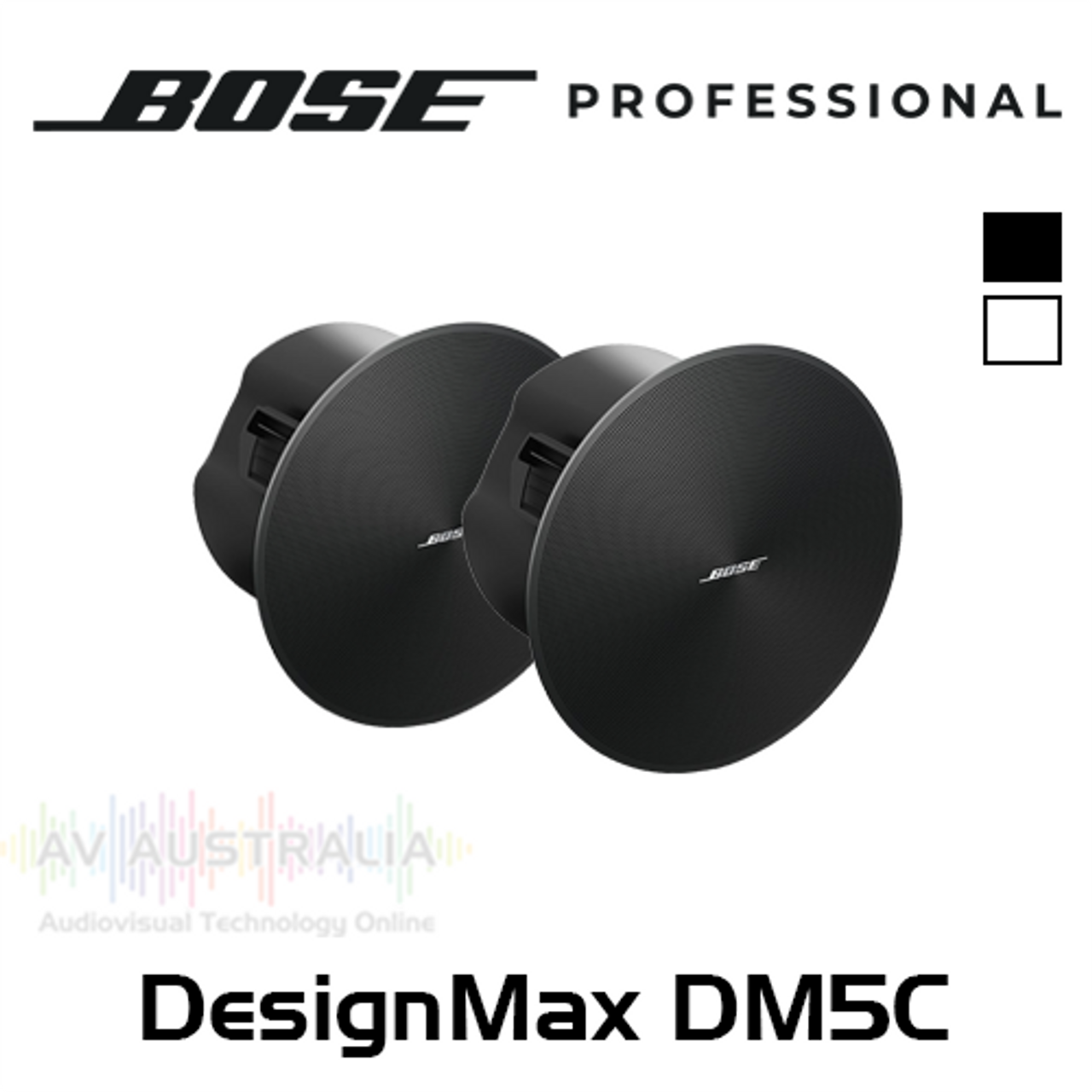 Bose Pro DesignMax DM5C 5.25" 8 ohm 70/100V In-Ceiling Loudspeakers | AV  Australia Online