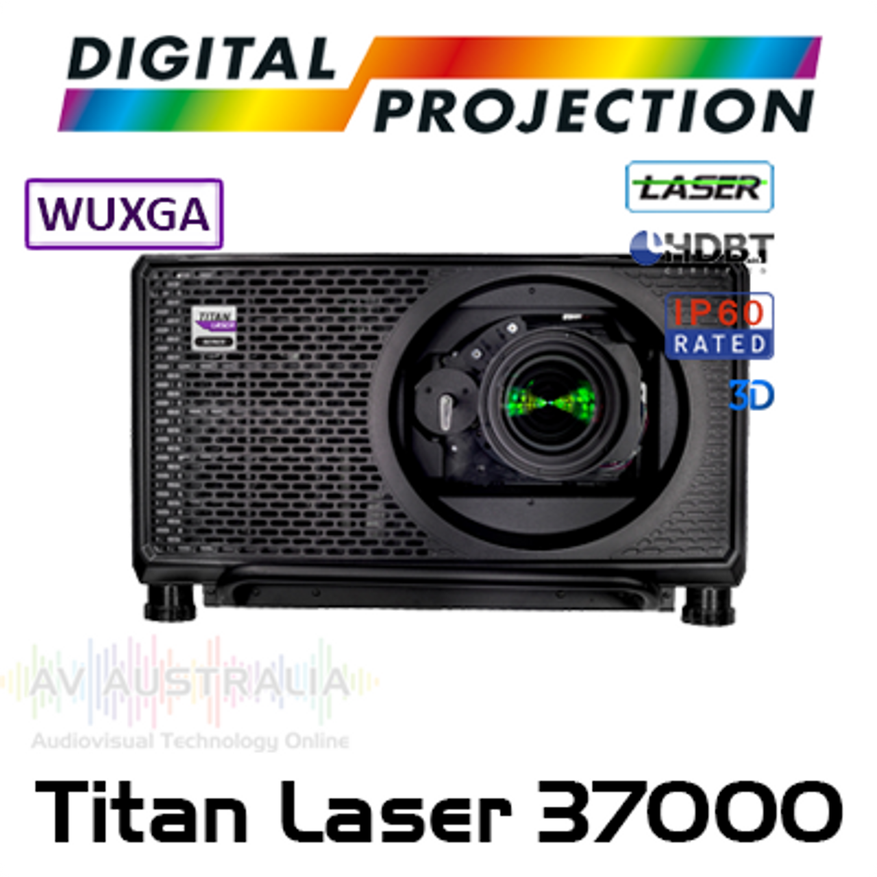 Digital Projection Titan Laser 37000 WUXGA IP60 HDBaseT 3D 3-Chip DLP Projector