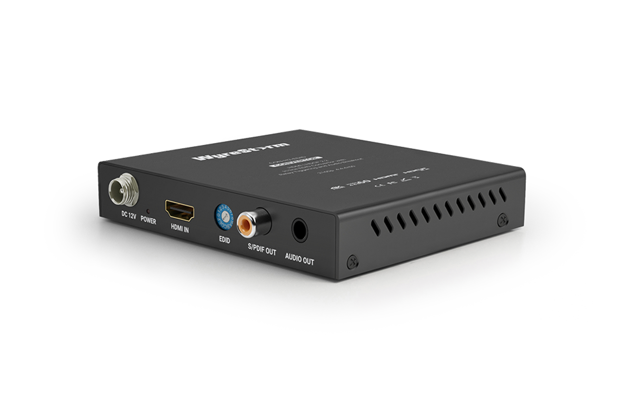 WyreStorm HDMI In-Line Signal Re-Clocker with EDID Management, Audio De-Embed & Relay Triggering