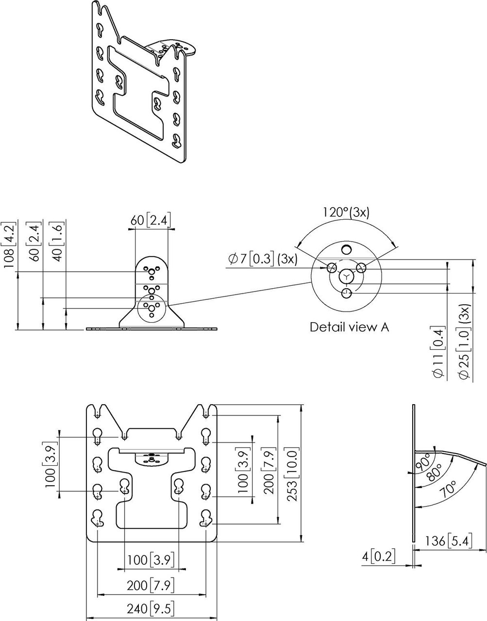 Vogels PFI3045 Connect-It 19-43" Display Interface (200x200 VESA)