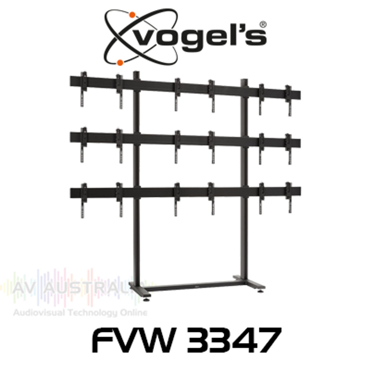 Vogels FVW3347 3x3 46-47" Video Wall Floor Stand