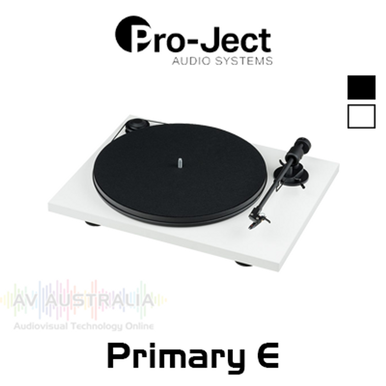 Pro-Ject Primary E Turntable Inc. Ortofon OM Cartridge