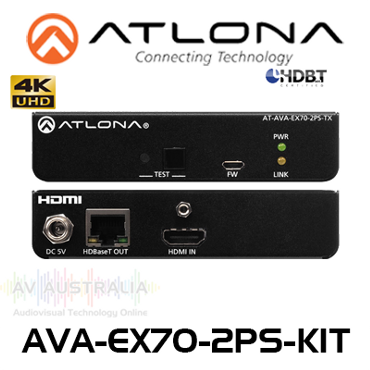 Atlona Avance 4K HDMI Over HDBaseT Extender Kit (40m)