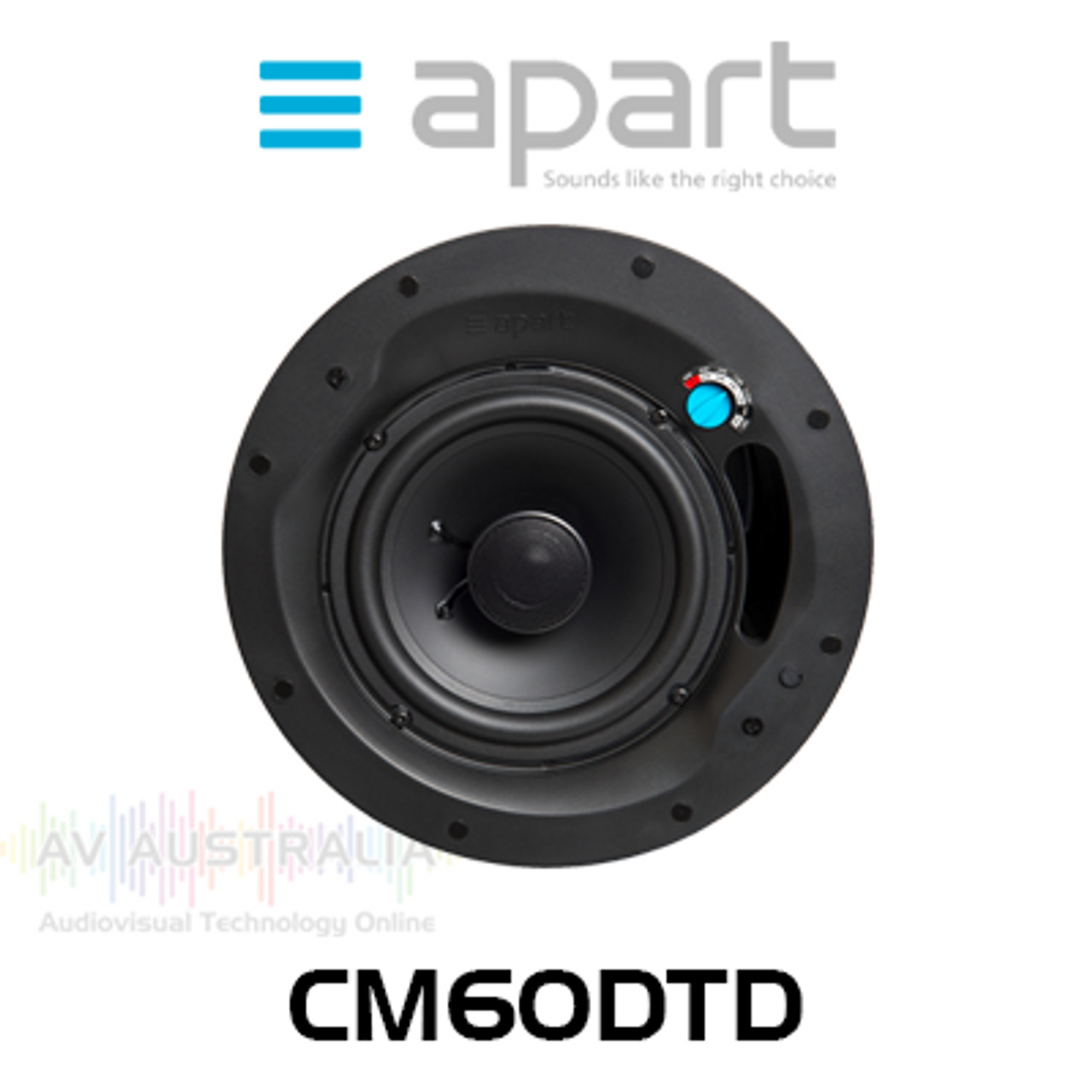 APart CM60DTD 6.5" 16 ohm 70/100V Thin Edge In-Ceiling Speaker (Each)