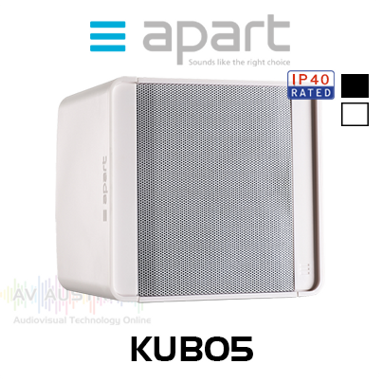 Apart KUBO5 5.25" IP40 Compact Cabinet Loudspeaker (Each)