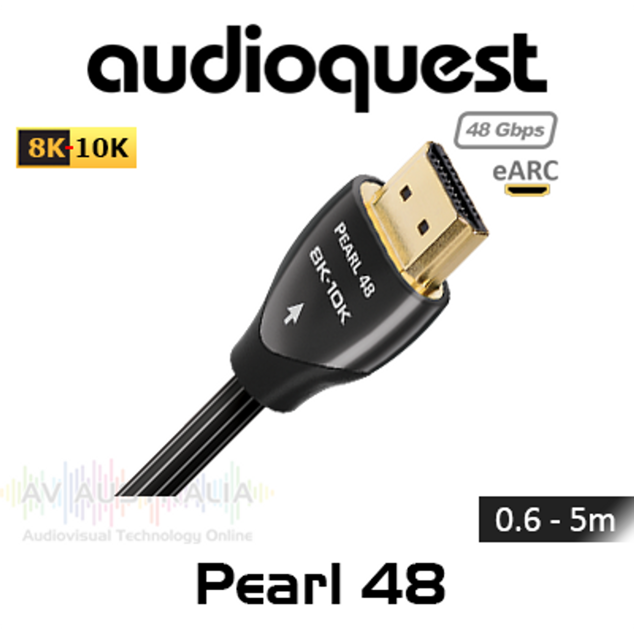 AudioQuest Pearl 8K/10K 48Gbps HDMI Cable