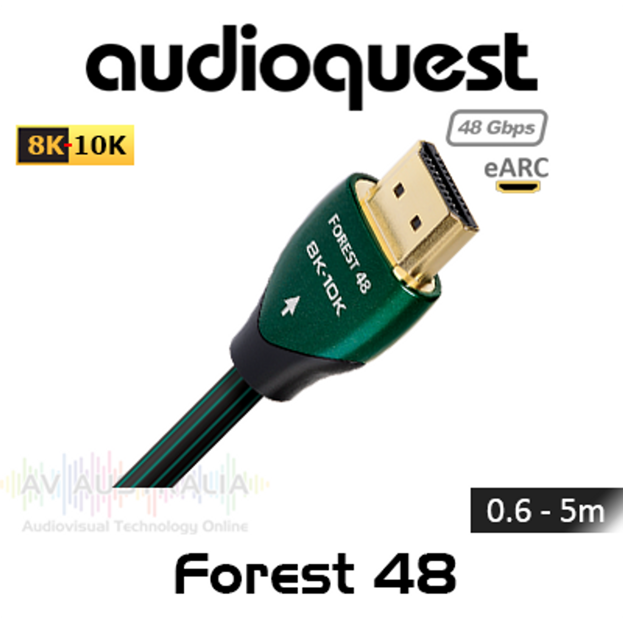 AudioQuest Forest 8K/10K 48Gbps HDMI Cable