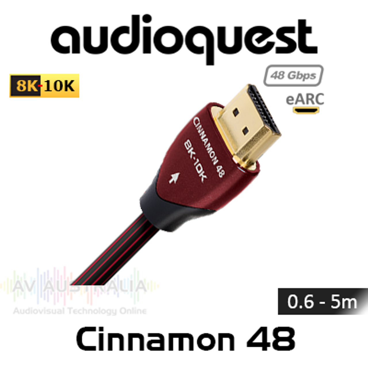 AudioQuest Cinnamon 8K/10K 48Gbps HDMI Cable