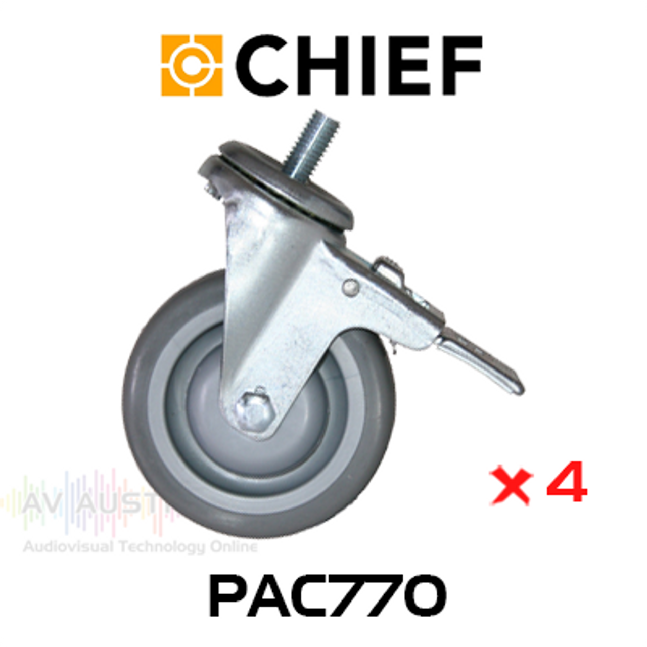 Chief PAC770 Heavy Duty Casters (set of 4)