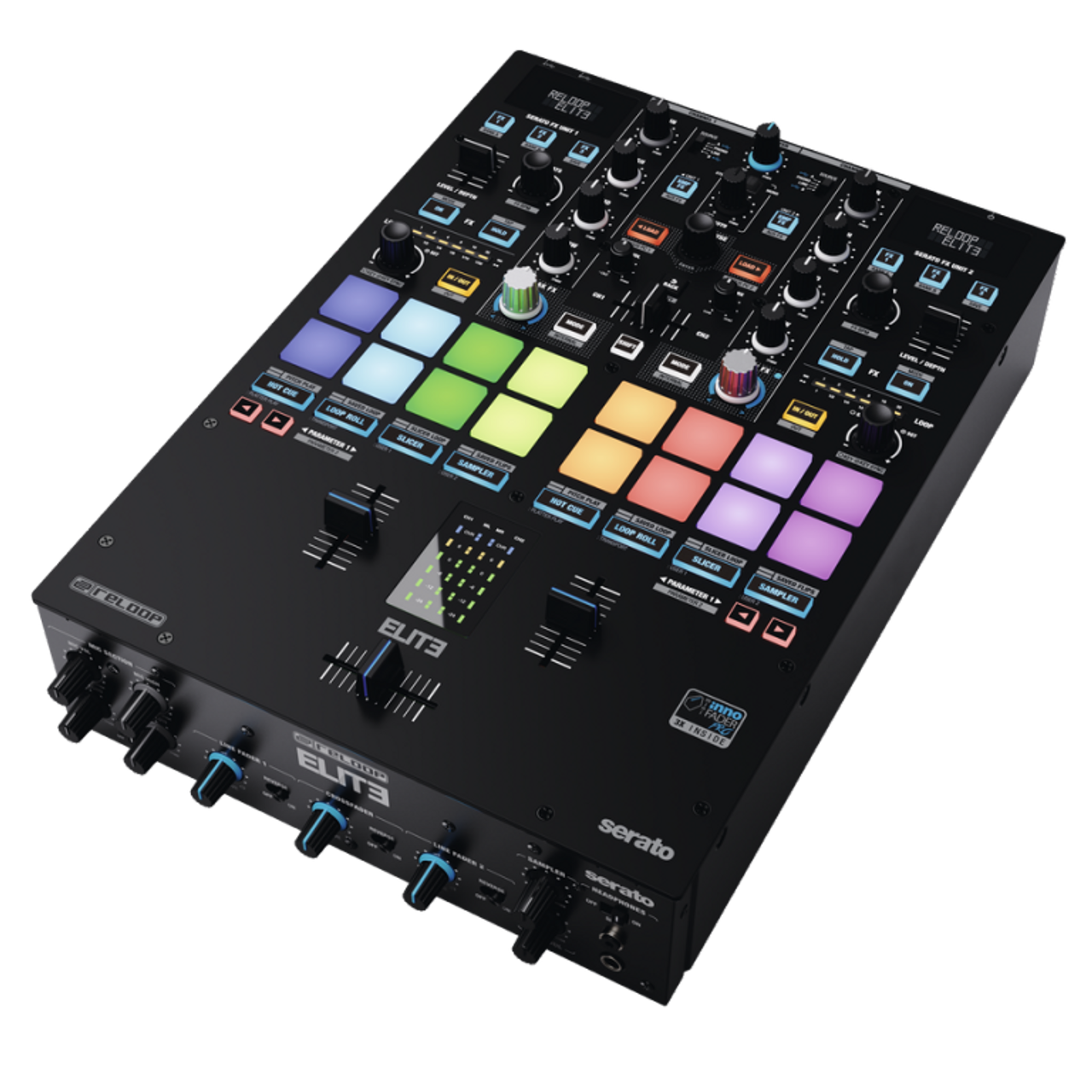 Reloop ELITE 2-Ch High Performance DVS Battle DJ Mixer for Serato