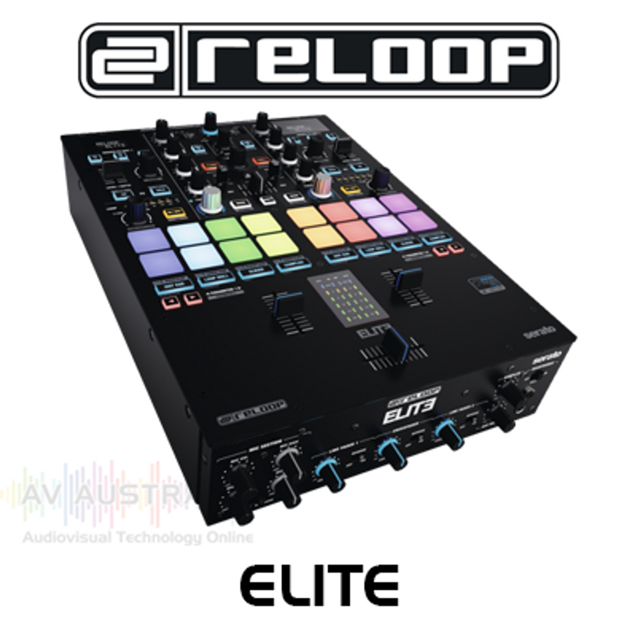 Reloop ELITE 2-Ch High Performance DVS Battle DJ Mixer for Serato