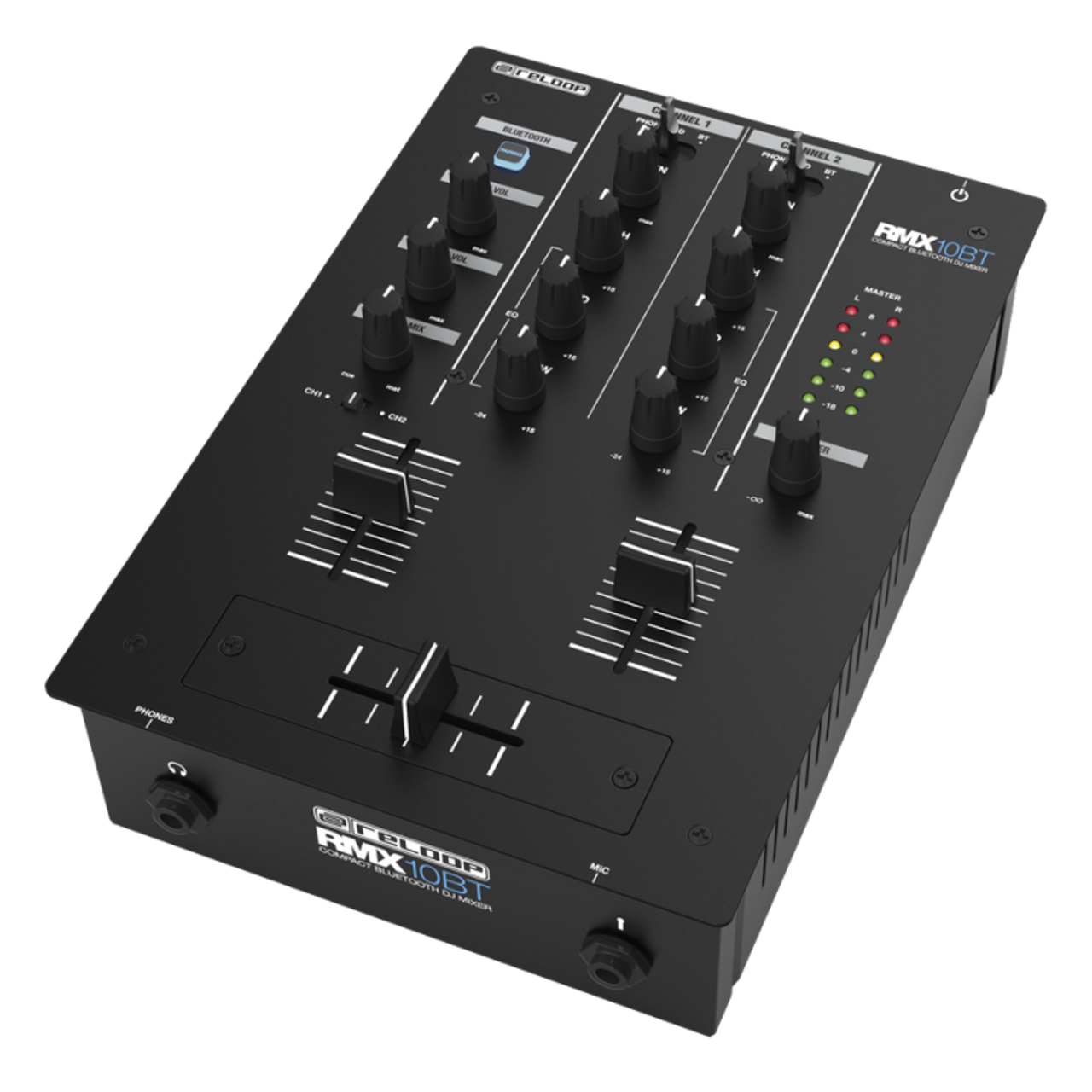 Reloop RMX-10BT 2+1-Ch DJ Mixer with Bluetooth AUX Input