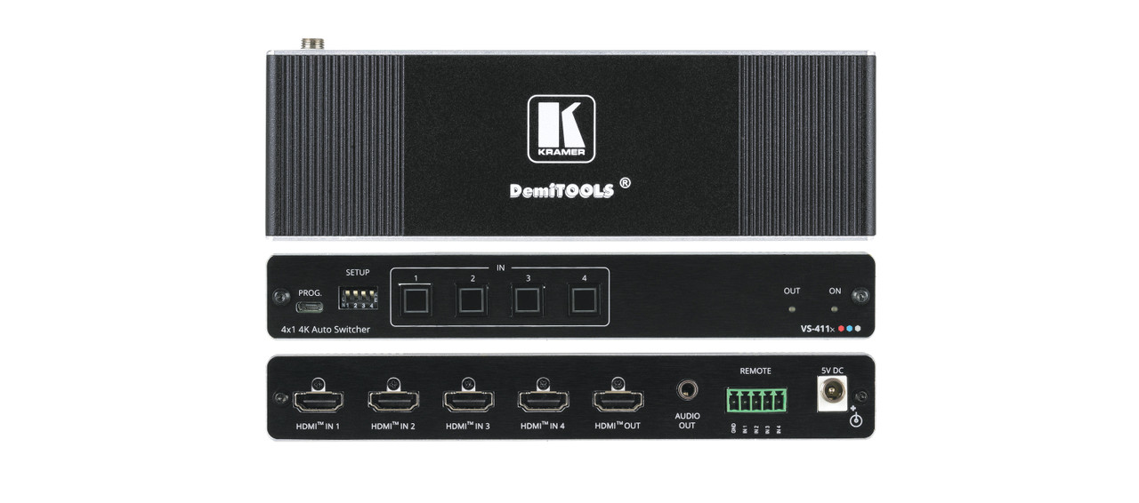 Kramer VS-411X 4x1 4K60 HDR 4:4:4 HDMI Auto Switcher