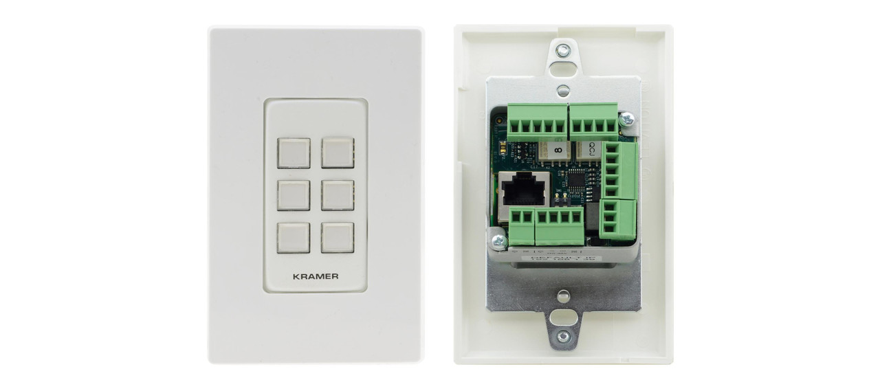 Kramer RC-306 6-Button PoE I/O Control Keypad