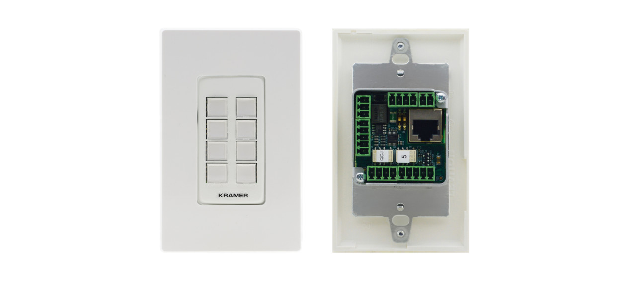 Kramer RC-308 8-Button PoE I/O Control Keypad