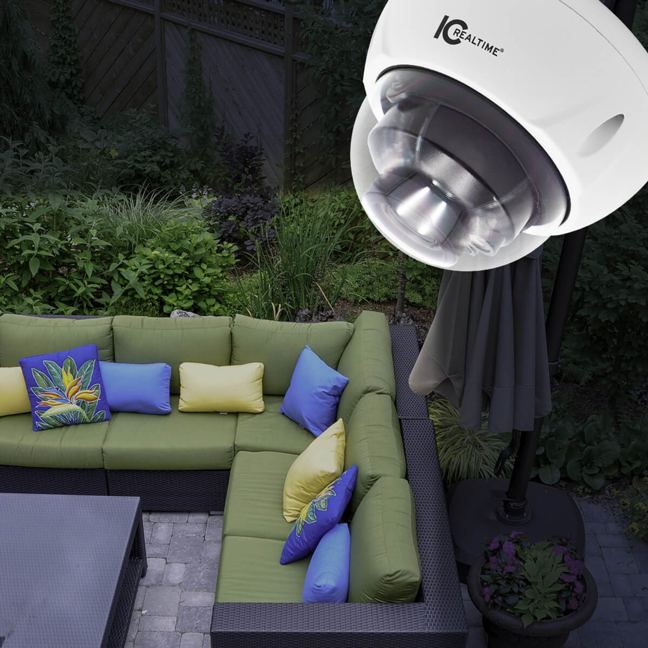 IC Realtime Edge 4MP 2.8-12mm Varifocal Outdoor Vandal PoE Dome IP Camera